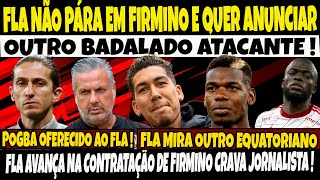 FLA NÃO PÁRA EM FIRMINO E PODE ANUNCIAR BADALADO ATACANTE/OUTRO EQUATORIANO NO FLA? E+