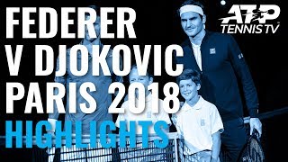 Extended Highlights: Roger Federer v Novak Djokovic, Paris 2018 Semi-Final