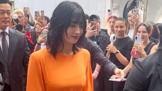 230920 Twice Momo arrival at MFW for Onitsuka Tiger #트와이스