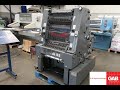 cheap Heidelberg GTO 52 single color offset printing machine for sale   Gab Supplies Ltd   1987