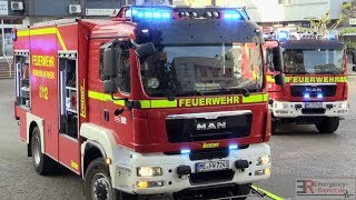 [KÜCHENBRAND IM 6. OG VON MEHRFAMILIENHAUS] - Rauch aus Fenster ~ Feuerwehr Monheim am Rhein -