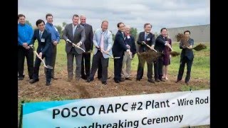 POSCO AAPC Groundbreaking