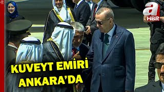 Kuveyt Emiri Şeyh Meşal Türkiye'de! Başkan Erdoğan karşıladı | A Haber