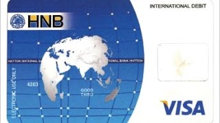 How to activate HNB card for online Shopping