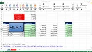 Excel Magic Trick 1090: MEDIAN Function 3 Amazing Uses: OR Criteria, Payroll, Commissions