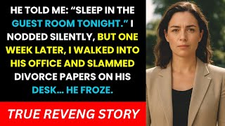 My Billionaire Husband Told Me To Sleep In The Guest Room—So I Handed Him Divorce Papers Instead…