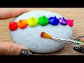 Love ❤️ | Easy Stone Painting | Simple Acrylic Painting on Rocks