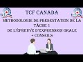 TCF CANADA: Obtain a C2 on Task 1 of the Oral Expression test