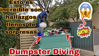 DUMPSTER DIVING♻️ESTO ES INCREDIBLE SON HALLAZGO LLENOS DE SORPRESA LO QUE TIRAN EN LA BASURA EN USA