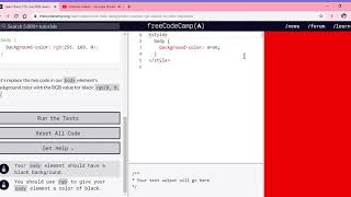 Learn Basic CSS Use RGB values to Color Elements freeCodeCamp org Google Chrome 2019 12 12 16 1