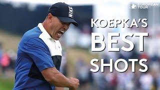 Brooks Koepka's Best Golf Shots on European Tour