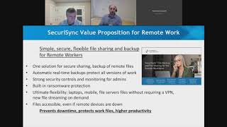 Intermedia SecuriSync Webinar: Simple, secure, flexible file backup \u0026 sharing for remote work