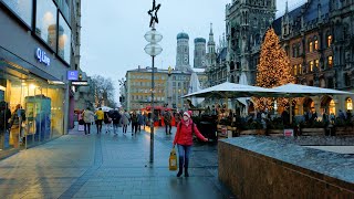 Marienplatz Munich December 2021 Winter