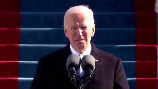 Biden inauguration speech: 'Democracy has prevailed'