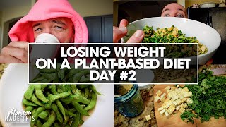 Losing Weight on a Plant-Based Diet - What I Eat in a Week - Day #2 (Monday) - Intermittent Fasting?