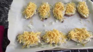 How to make Twice Baked Potatoes (Poutine Style)