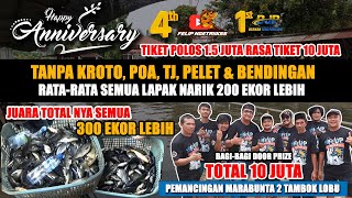 TIKET POLOS 1.5 JUTA RASA TIKET 10 JUTA‼️ CUMA BOLEH PAKE UMPAN BOTAK RATA2 PESERTA NARIK 200 EKOR‼️