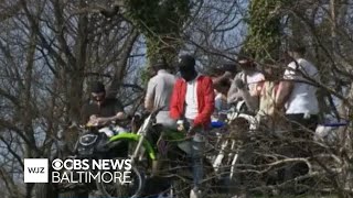 Baltimore Police warn gas stations about selling gas to dirt bike riders