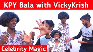 🤯Kpy Bala stunning with Vickykrish Magic💥|Vickykrish Magician#magic #magician #vickykrish #celebrity