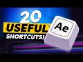20 MUST KNOW Shortcuts! (After Effects Tutorial)