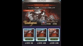 【グラブル】Hell Lv100 ツクヨミ　初見ソロチャレンジ【光有利古戦場】