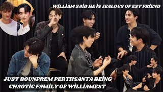 Introducing BounPrem PerthSanta who are being WilliamEst Chaotic Messy Possessive But cute family