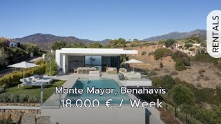 Exclusive contemporary villa with infinity heated pool in Monte Mayor, Benahavís