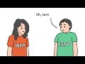 when infp and isfp meet awkward 🤣