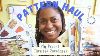 I decided not to panic! Thrift Shop Pattern Haul