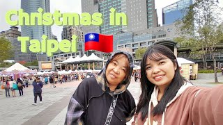 Christmas in Taipei Part 1 | Midnight Arrival in Airport, Taipei Hotel B Room Tour, Christmasland