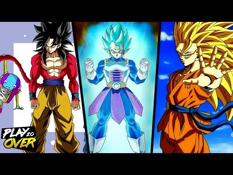 Las 10 Transformaciones Más Poderosas De Un Súper Saiyajin - YouTube