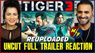 TIGER 3 FULL UNCUT TRAILER REACTION with Sureet!! | Salman Khan, Katrina Kaif, Emraan Hashmi