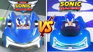 Team Sonic Racing vs Sonic Racing CrossWorlds | Final Graphics Comparison