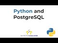 Connecting to a PostgreSQL database from Python with Psycopg2