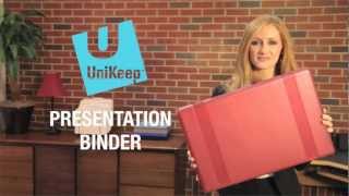 How to Store Large Documents - Presentation Binders by UniKeep