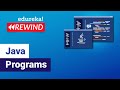 Java Programs | Fibonacci Series, Factorial, Heapsort And Pattern Programs  | Edureka Rewind - 6