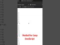 Nested For Loop with JavaScript!