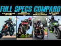 2022 KTM Superduke 1290 EVO vs Ducati Streetfighter V4S vs MV Agusta Brutale 1000RR vs Kawasaki ZH2