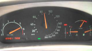 Saab 95 2.3T Aero 0-150 km/h Acceleration Test Beschleunigung