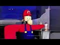 Announcement of Okey smoothies with Super Mario 64 in Reversed Content Aware Scale