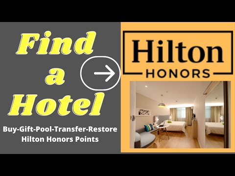 Find a hotel-buy-gift-swimming pool-transfer-recovery Hilton Honors points #shorts