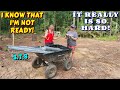 TIME HAS RUN OUT | vlog, work, couple builds tiny house, homesteading off-grid, rv life, rv living |