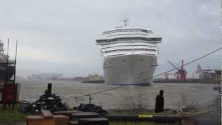 Carnival Triumph Adrift on Mobile River