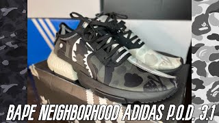 I WAITED 3 YEARS FOR THIS SNEAKER! (Bape X Neighborhood Adidas P.O.D. 3.1 Review)