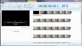 Editing video in Windows Live Movie Maker