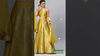 Lehenga Design For Haldi Ceremony || Trendy Lehenga Design 2022 #shorts #new