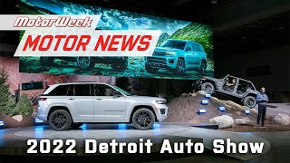 Highlights from the 2022 North American International Auto Show! | MotorWeek Motor News