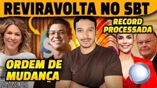 🚨Reviravolta no SBT! A ordem é de mudança com reality + Record é processada por absurdo