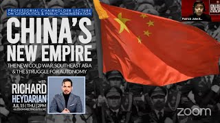 Professorial Lecture on China’s New Empire by Richard Heydarian