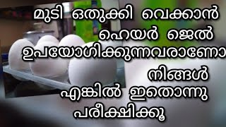 മുടി പറന്ന്  യക്ഷിയെ പോലെ ആണോ നിങ്ങൾ വീട്ടിൽ എത്തുന്നത്... Natural hair jel.Ep248